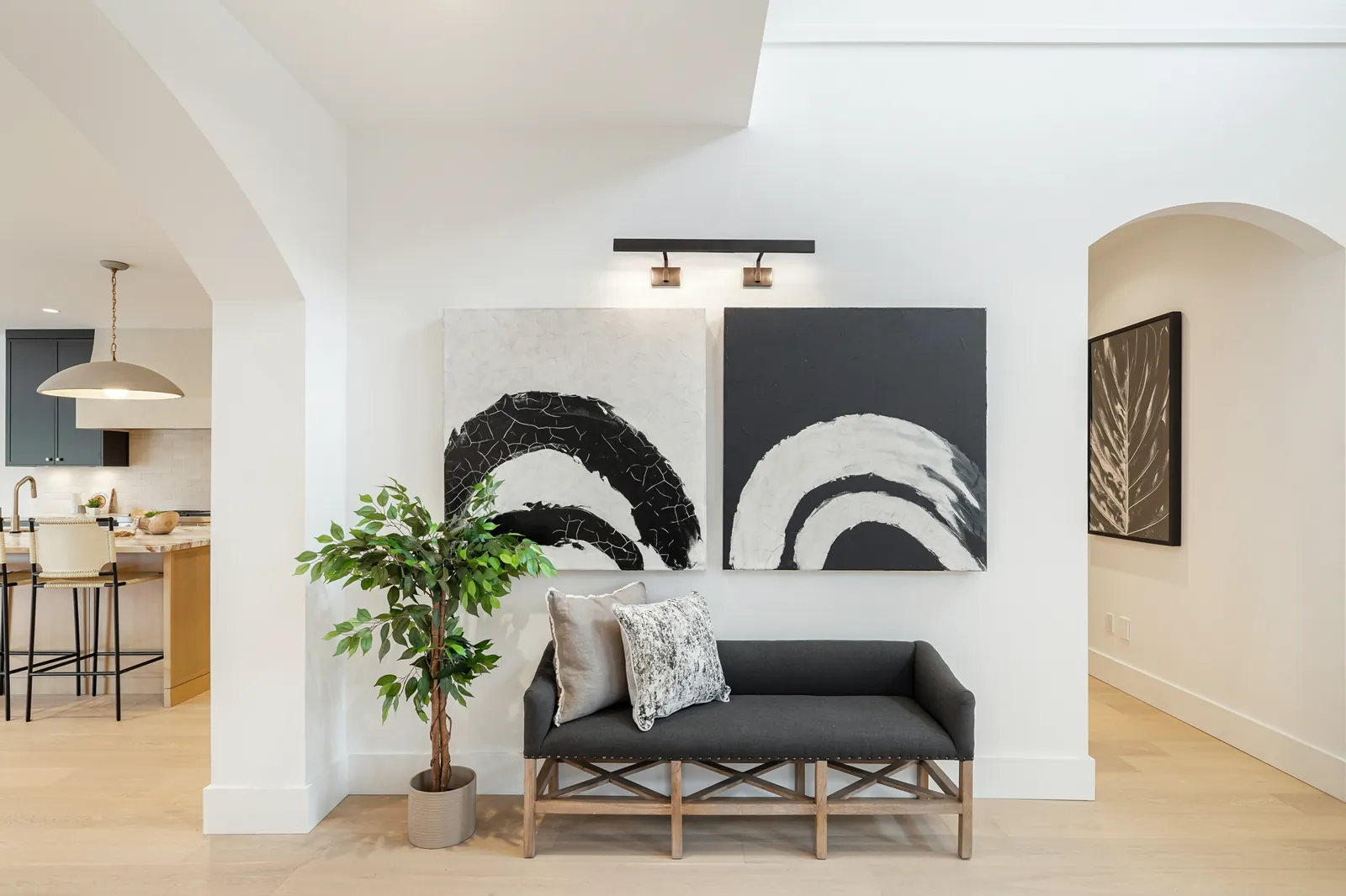 Staged Lower Mainland home dining area